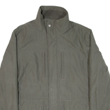 CANDA Quilted Lined Mens Coat Green L