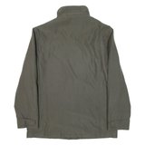 CANDA Quilted Lined Mens Coat Green L