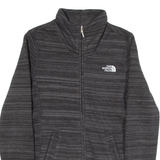 THE NORTH FACE Womens Fleece Jacket Black Striped S