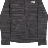 THE NORTH FACE Womens Fleece Jacket Black Striped S
