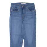 LEVI'S 724 High Rise Womens Jeans Blue Regular Straight W28 L26