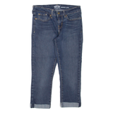 LEVI'S Signature Modern Capri Womens Jeans Blue Regular Straight W28 L21
