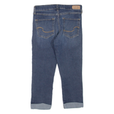 LEVI'S Signature Modern Capri Womens Jeans Blue Regular Straight W28 L21