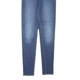 LEVI'S Mile High Womens Jeans Blue Regular Skinny Stone Wash W27 L29
