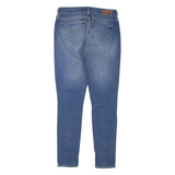 LEVI'S Distressed Demi Curve Womens Jeans Blue Skinny Stone Wash W24 L27