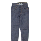 LEVI'S 721 High Rise Womens Jeans Blue Regular Skinny W24 L30