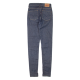 LEVI'S 721 High Rise Womens Jeans Blue Regular Skinny W24 L30
