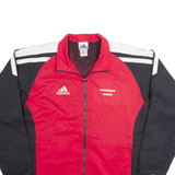ADIDAS Mens Jacket Red Colourblock L
