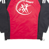 ADIDAS Mens Jacket Red Colourblock L