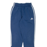 ADIDAS Mens Joggers Blue Tapered XS W22 L29
