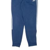 ADIDAS Mens Joggers Blue Tapered XS W22 L29