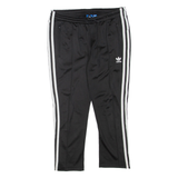 ADIDAS Womens Track Pants Black Tapered L W30 L23