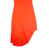 MICHAEL KORS Womens Day Dress Red Sleeveless Hi-Low S