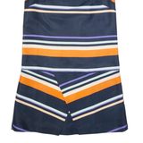 TED BAKER Womens Shift Dress Blue Striped Sleeveless Knee Length S
