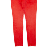 BODEN Womens Trousers Red Regular Skinny W28 L31