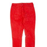 BODEN Womens Trousers Red Regular Skinny W28 L31