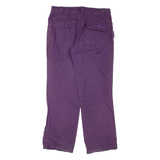 MOUNTAIN WAREHOUSE Cargo Womens Trousers Purple Regular Straight W32 L30
