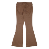 HOLLISTER Womens Trousers Brown Regular Flared W26 L32