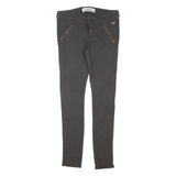 HOLLISTER Womens Trousers Grey Regular Skinny W26 L29