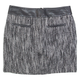 CALVIN KLEIN Womens Straight Skirt Black Short M