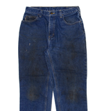 CARHARTT Mens Jeans Blue Regular Straight W32 L30