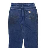 CARHARTT Mens Jeans Blue Regular Straight W32 L30