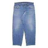 CARHARTT Mens Jeans Blue Regular Tapered Stone Wash W34 L28