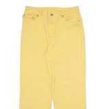LAUREN RALPH LAUREN Womens Jeans Yellow Regular Tapered W29 L27