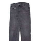 LEVI'S Mens Jeans Grey Regular Straight Stone Wash W31 L34