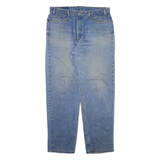 LEVI'S Mens Jeans Blue Relaxed Straight Stone Wash W38 L32