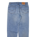 LEVI'S Mens Jeans Blue Relaxed Straight Stone Wash W38 L32
