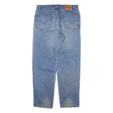 LEVI'S Mens Jeans Blue Relaxed Straight Stone Wash W38 L32