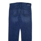 CHAPS Mens Jeans Blue Slim Straight Stone Wash W32 L31