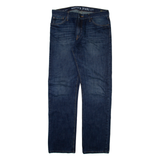 NAUTICA Mens Jeans Blue Regular Straight Stone Wash W34 L34