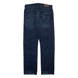 NAUTICA Mens Jeans Blue Regular Straight Stone Wash W34 L34