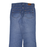 TOMMY HILFIGER Womens Jeans Blue Regular Straight Stone Wash W30 L28