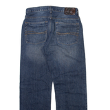 LEE Mens Jeans Blue Regular Straight Stone Wash W30 L30
