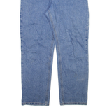LAUREN RALPH LAUREN Womens Jeans Blue Relaxed Straight Stone Wash W31 L28
