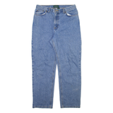 LAUREN RALPH LAUREN Womens Jeans Blue Relaxed Straight Stone Wash W31 L28