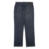 LEE Mens Jeans Blue Relaxed Straight Stone Wash W38 L34