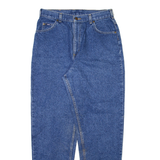 LEE Womens Jeans Blue Relaxed Tapered W30 L31