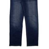 GUESS Mens Jeans Blue Regular Straight Stone Wash W31 L30