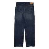 CALVIN KLEIN JEANS Mens Jeans Blue Regular Straight Stone Wash W36 L34