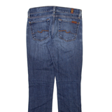 7 FOR ALL MANKIND Womens Jeans Blue Slim Skinny Stone Wash W24 L27