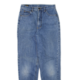LEE Womens Jeans Blue Relaxed Tapered Acid Wash W26 L30