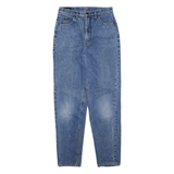 LEE Womens Jeans Blue Relaxed Tapered Acid Wash W26 L30
