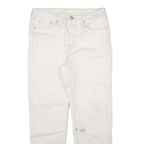 SEVEN7 Womens Jeans White Regular Straight W31 L28