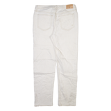 SEVEN7 Womens Jeans White Regular Straight W31 L28