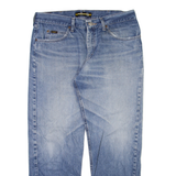 LEE Mens Jeans Blue Regular Straight Stone Wash W34 L28