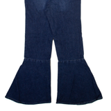 FRAME Womens Jeans Blue Regular Flared Stone Wash W24 L26